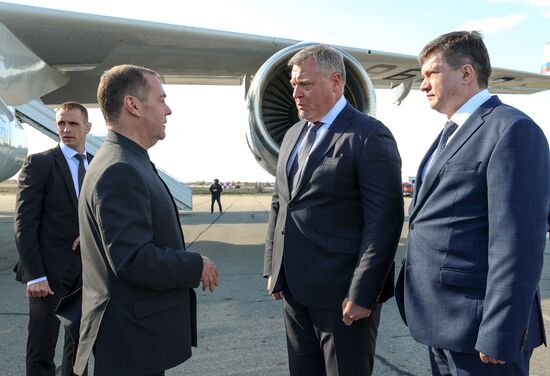 Рабочая поездка зампреда Совбеза РФ Дмитрия Медведева в Южный федеральный округ