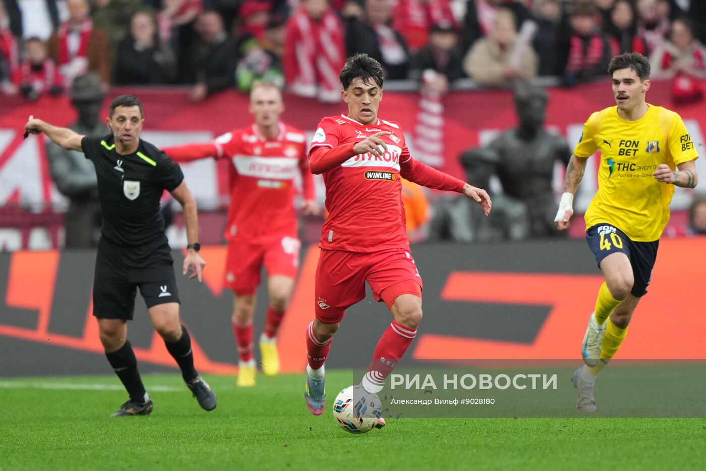 Футбол. РПЛ. "Спартак" (Москва) - "Ростов" (Ростов-на-Дону)