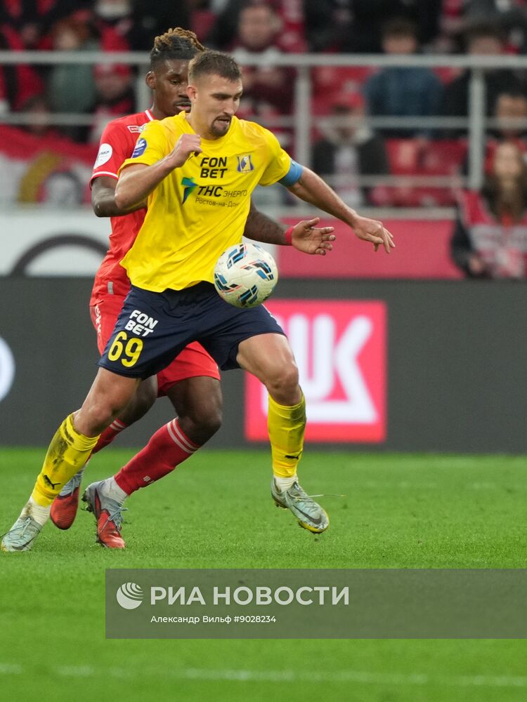 Футбол. РПЛ. "Спартак" (Москва) - "Ростов" (Ростов-на-Дону)