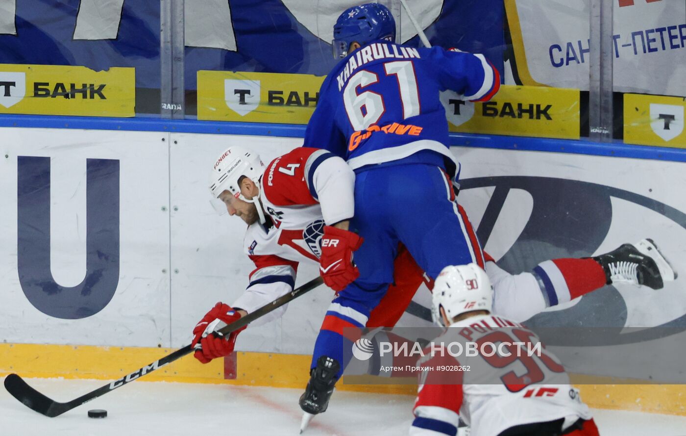 Хоккей. КХЛ. СКА (Санкт-Петербург) - "Локомотив" (Ярославль)