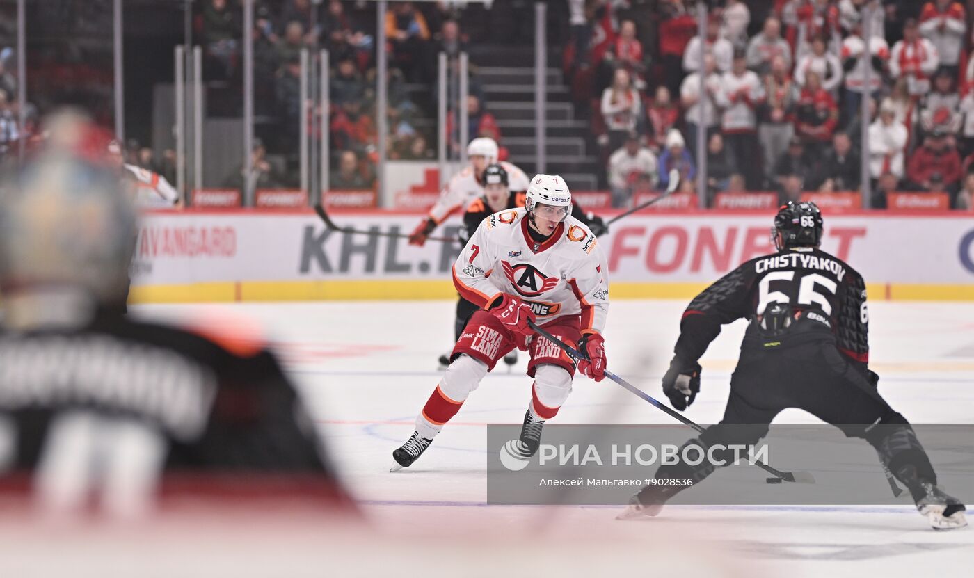 Хоккей. КХЛ. "Авангард" (Омск) - "Автомобилист" (Екатеринбург)