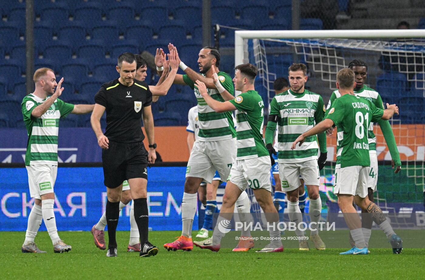 Футбол. РПЛ. "Динамо" (Москва) - "Ахмат" (Грозный)