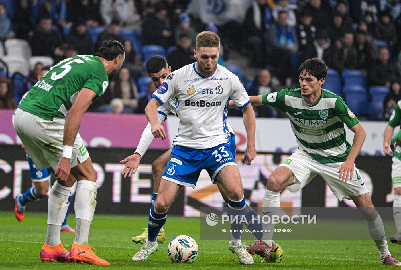 Футбол. РПЛ. "Динамо" (Москва) - "Ахмат" (Грозный)