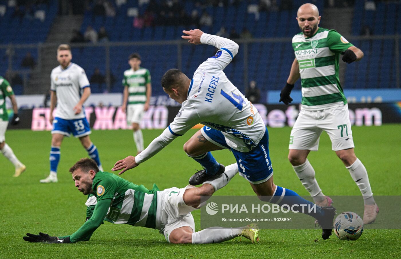 Футбол. РПЛ. "Динамо" (Москва) - "Ахмат" (Грозный)