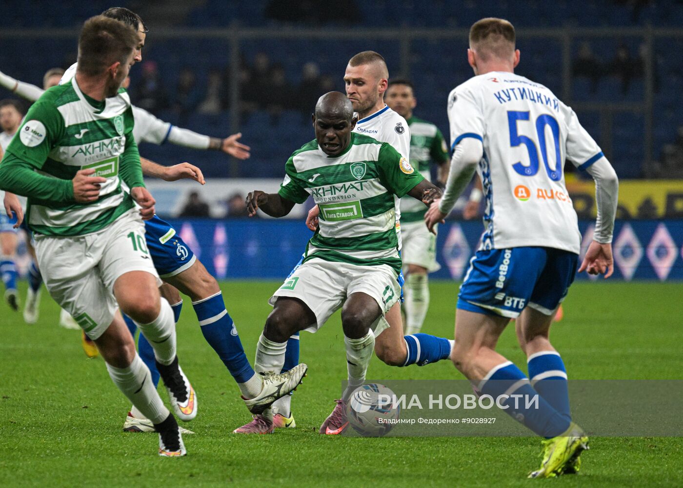 Футбол. РПЛ. "Динамо" (Москва) - "Ахмат" (Грозный)