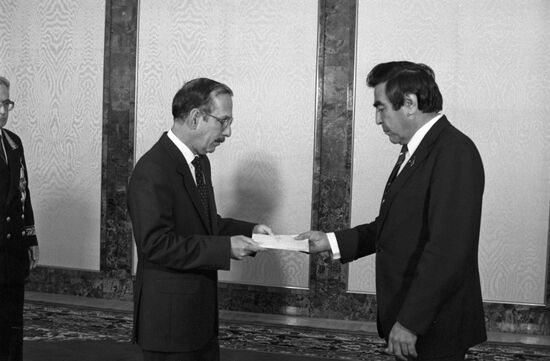 Вручения верительных грамот