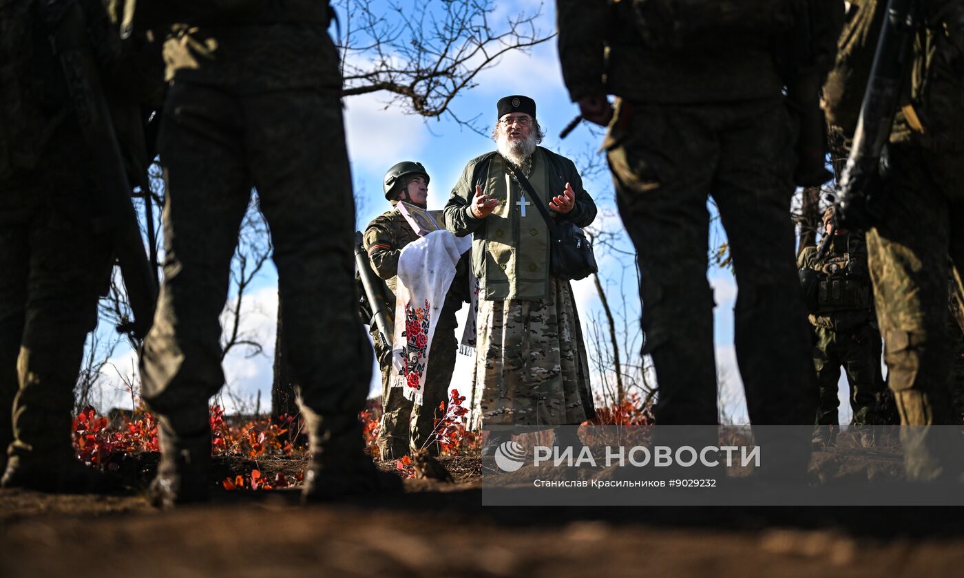 Работа полкового священника группировки войск "Центр" в зоне СВО