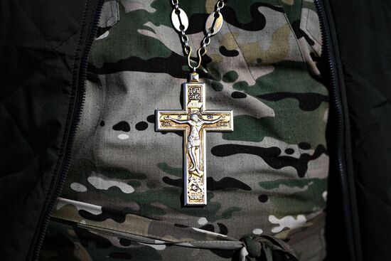 Работа полкового священника группировки войск "Центр" в зоне СВО