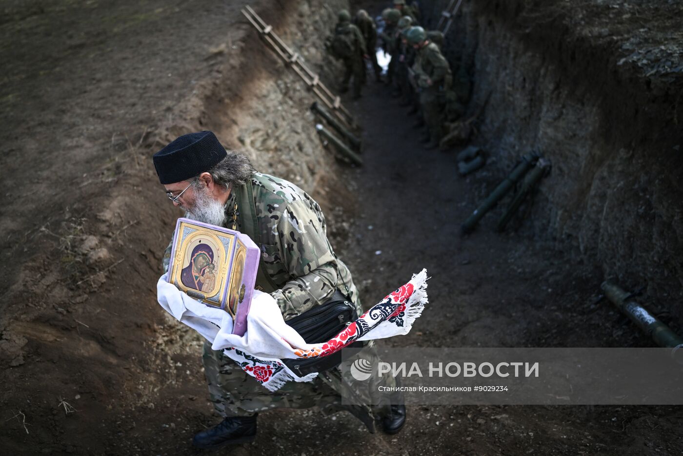 Работа полкового священника группировки войск "Центр" в зоне СВО