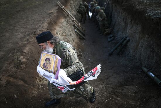 Работа полкового священника группировки войск "Центр" в зоне СВО