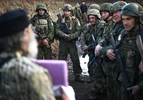 Работа полкового священника группировки войск "Центр" в зоне СВО