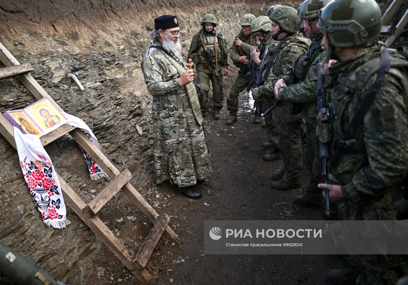 Работа полкового священника группировки войск "Центр" в зоне СВО