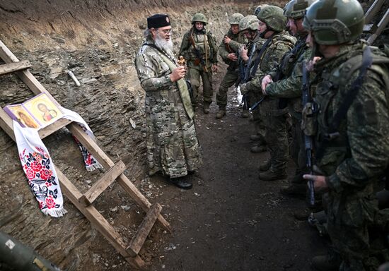 Работа полкового священника группировки войск "Центр" в зоне СВО