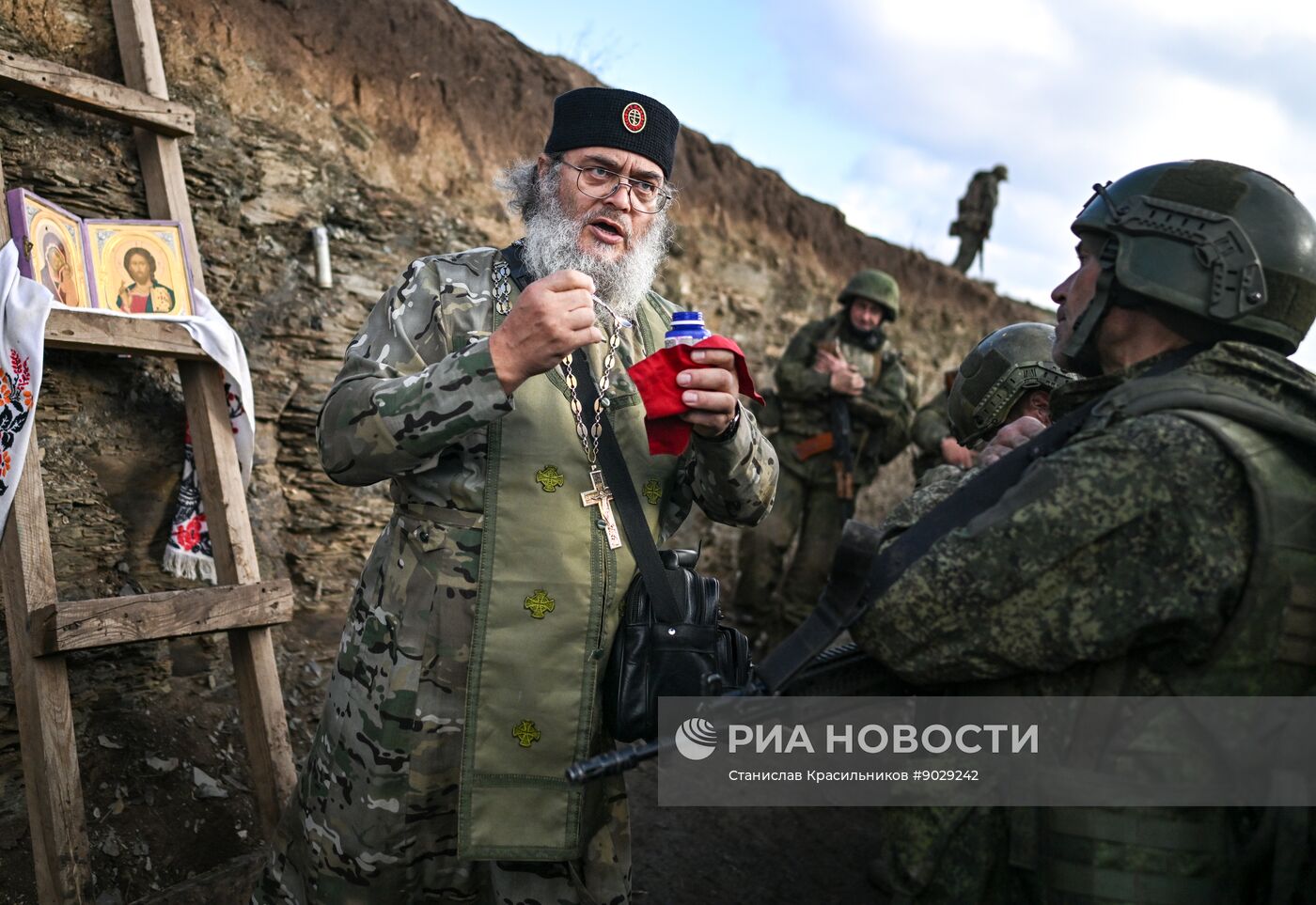 Работа полкового священника группировки войск "Центр" в зоне СВО