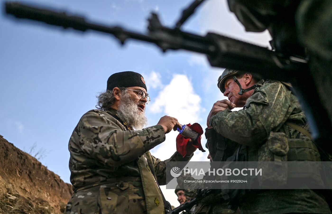 Работа полкового священника группировки войск "Центр" в зоне СВО