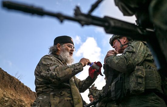 Работа полкового священника группировки войск "Центр" в зоне СВО