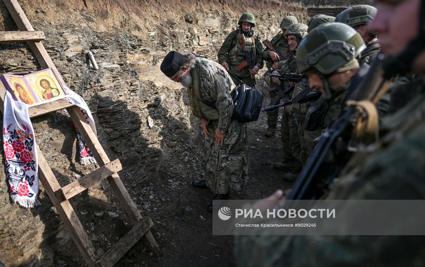 Работа полкового священника группировки войск "Центр" в зоне СВО