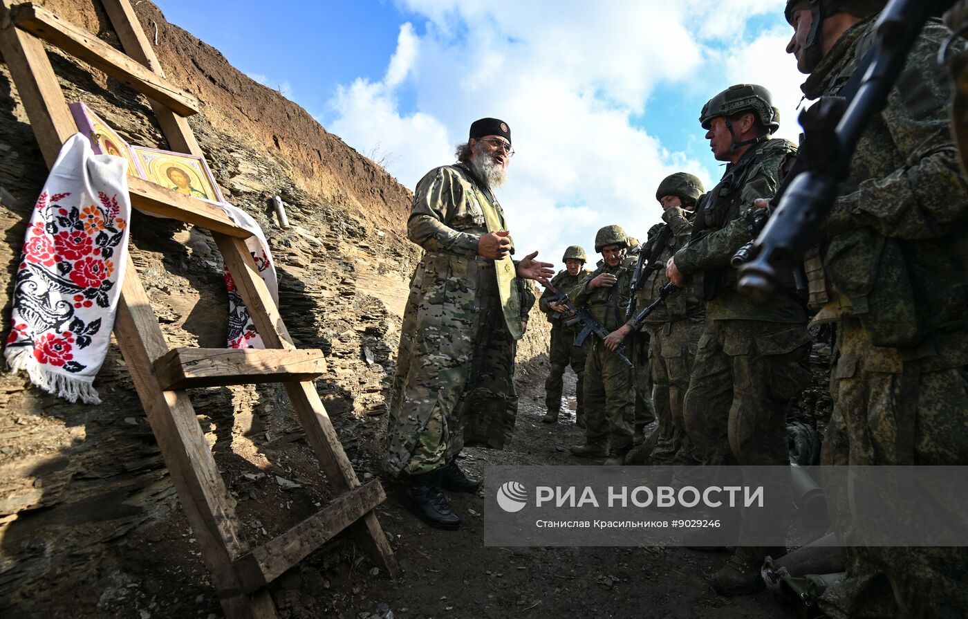 Работа полкового священника группировки войск "Центр" в зоне СВО