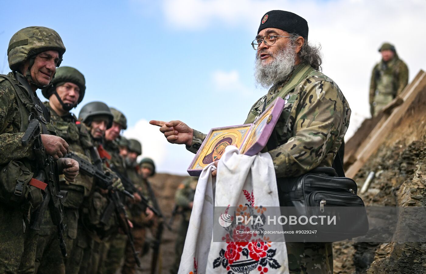 Работа полкового священника группировки войск "Центр" в зоне СВО