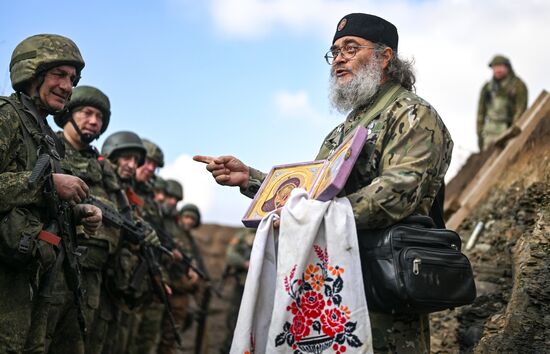 Работа полкового священника группировки войск "Центр" в зоне СВО