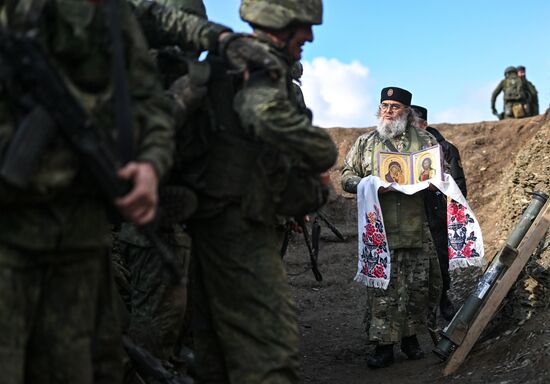 Работа полкового священника группировки войск "Центр" в зоне СВО