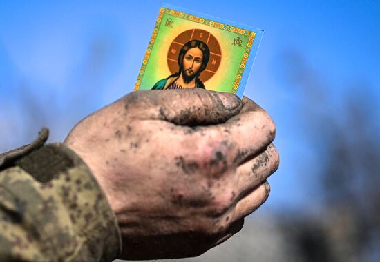 Работа полкового священника группировки войск "Центр" в зоне СВО