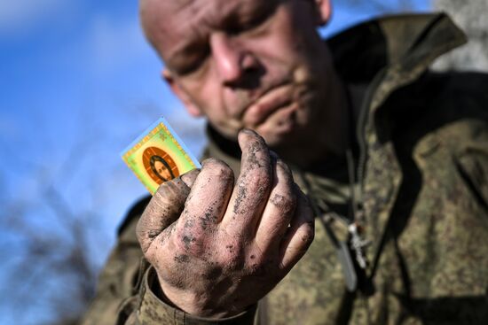 Работа полкового священника группировки войск "Центр" в зоне СВО