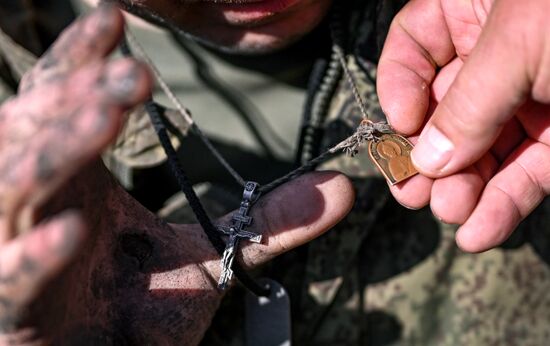 Работа полкового священника группировки войск "Центр" в зоне СВО