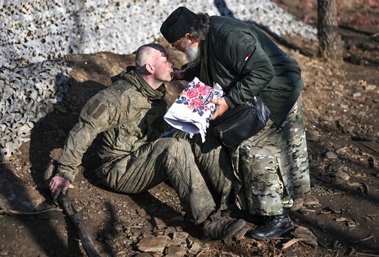 Работа полкового священника группировки войск "Центр" в зоне СВО