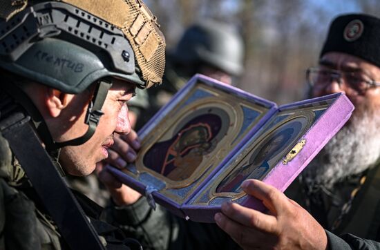 Работа полкового священника группировки войск "Центр" в зоне СВО