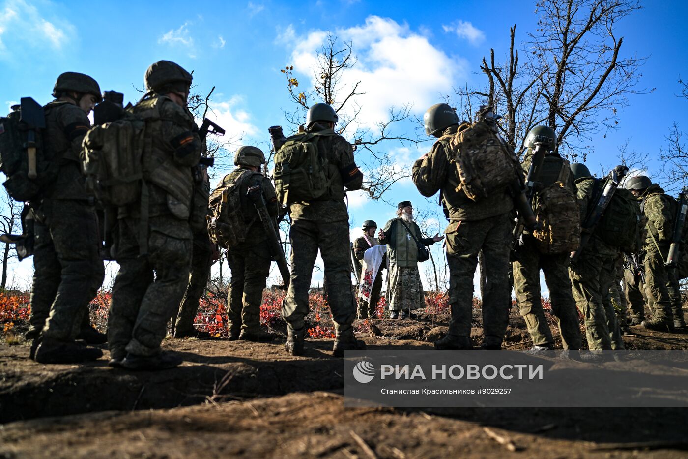 Работа полкового священника группировки войск "Центр" в зоне СВО