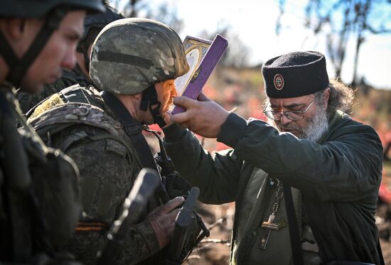 Работа полкового священника группировки войск "Центр" в зоне СВО
