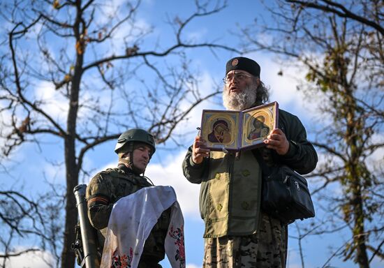 Работа полкового священника группировки войск "Центр" в зоне СВО