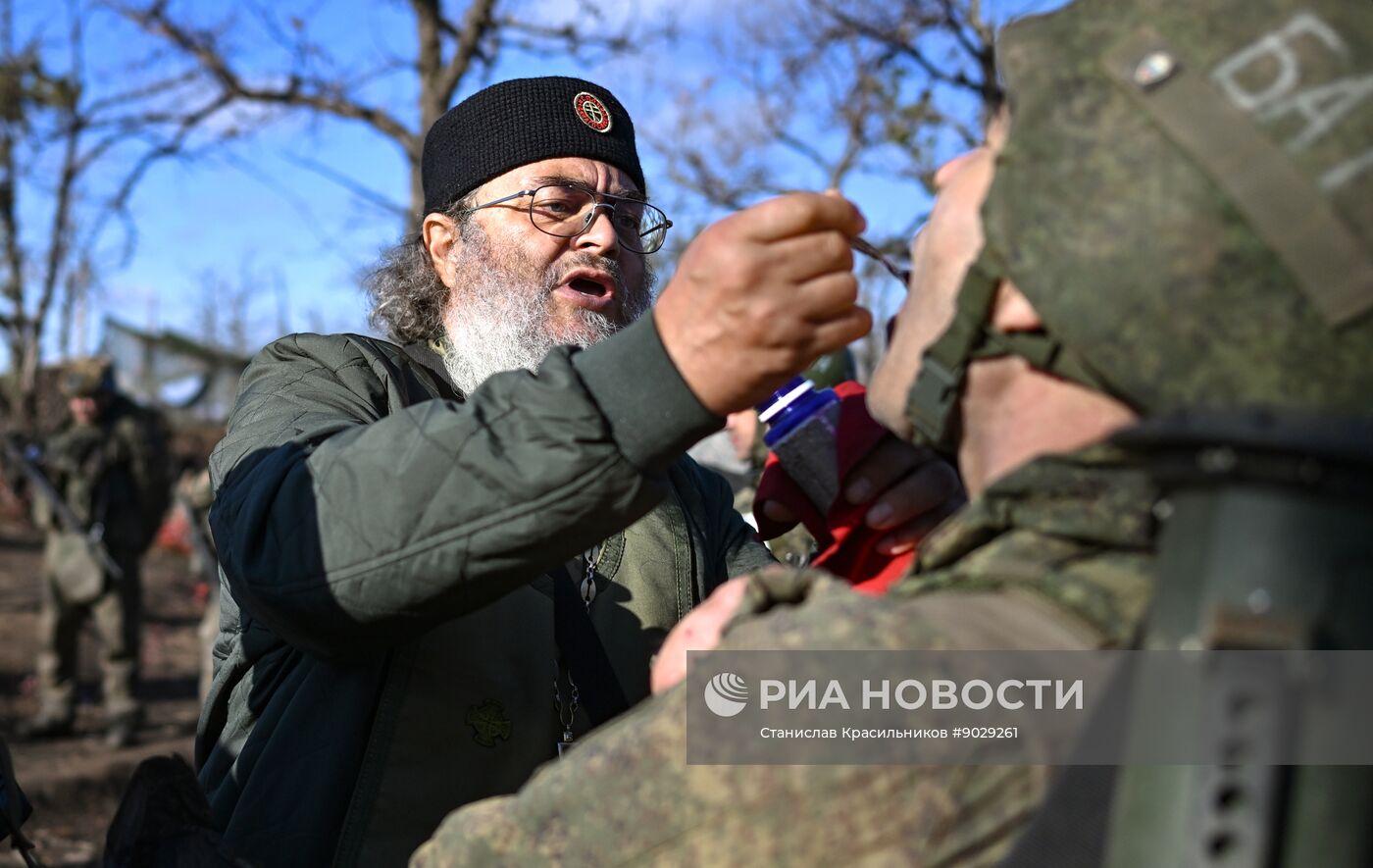 Работа полкового священника группировки войск "Центр" в зоне СВО
