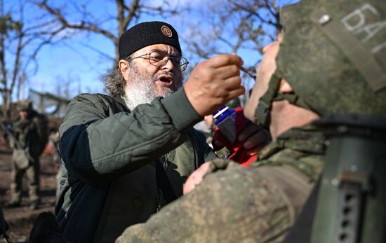 Работа полкового священника группировки войск "Центр" в зоне СВО