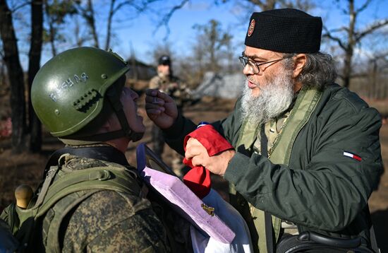 Работа полкового священника группировки войск "Центр" в зоне СВО