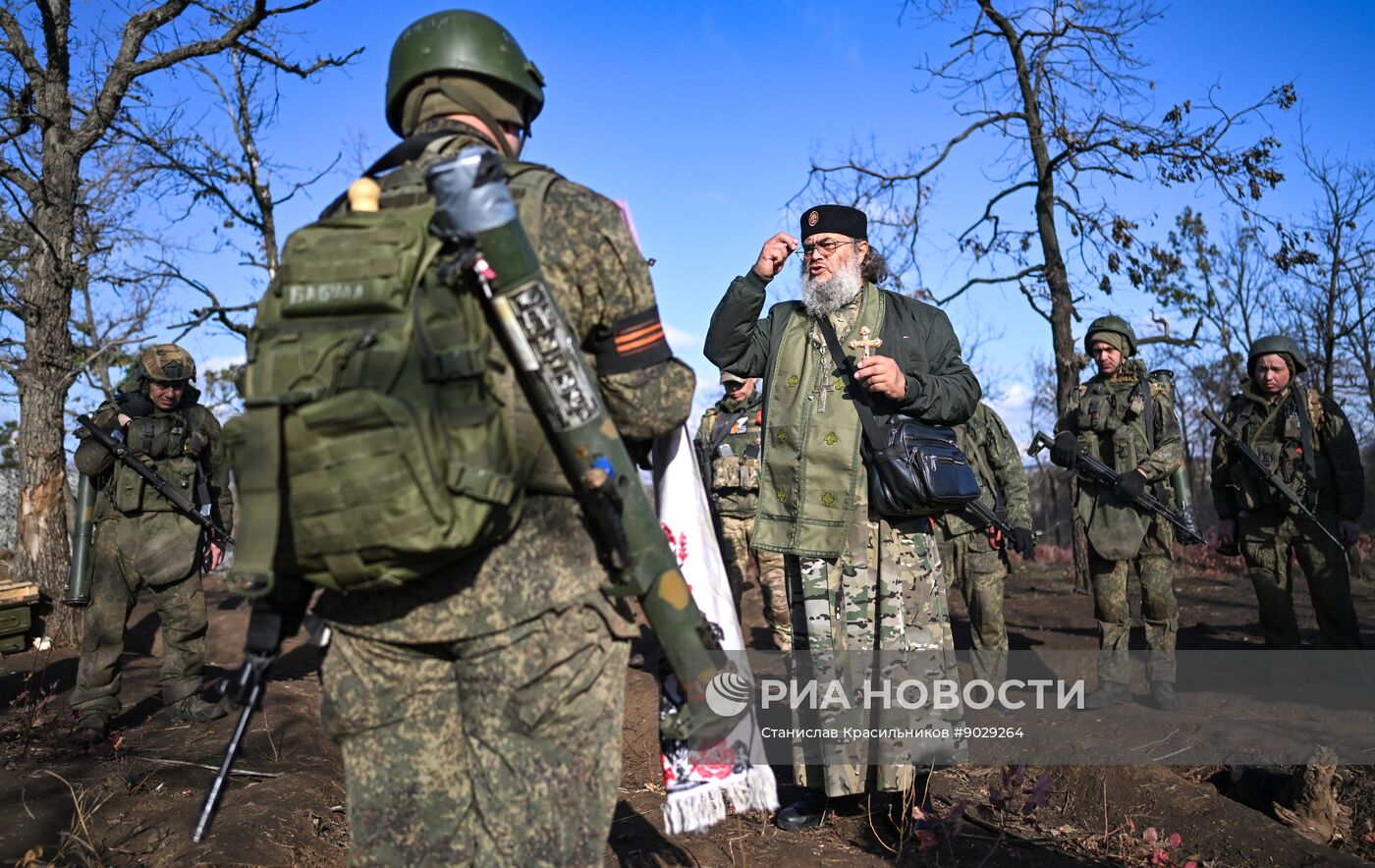 Работа полкового священника группировки войск "Центр" в зоне СВО