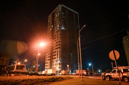 Последствия удара со стороны ВСУ по Ростовской области