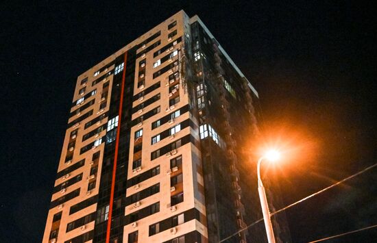 Последствия удара со стороны ВСУ по Ростовской области