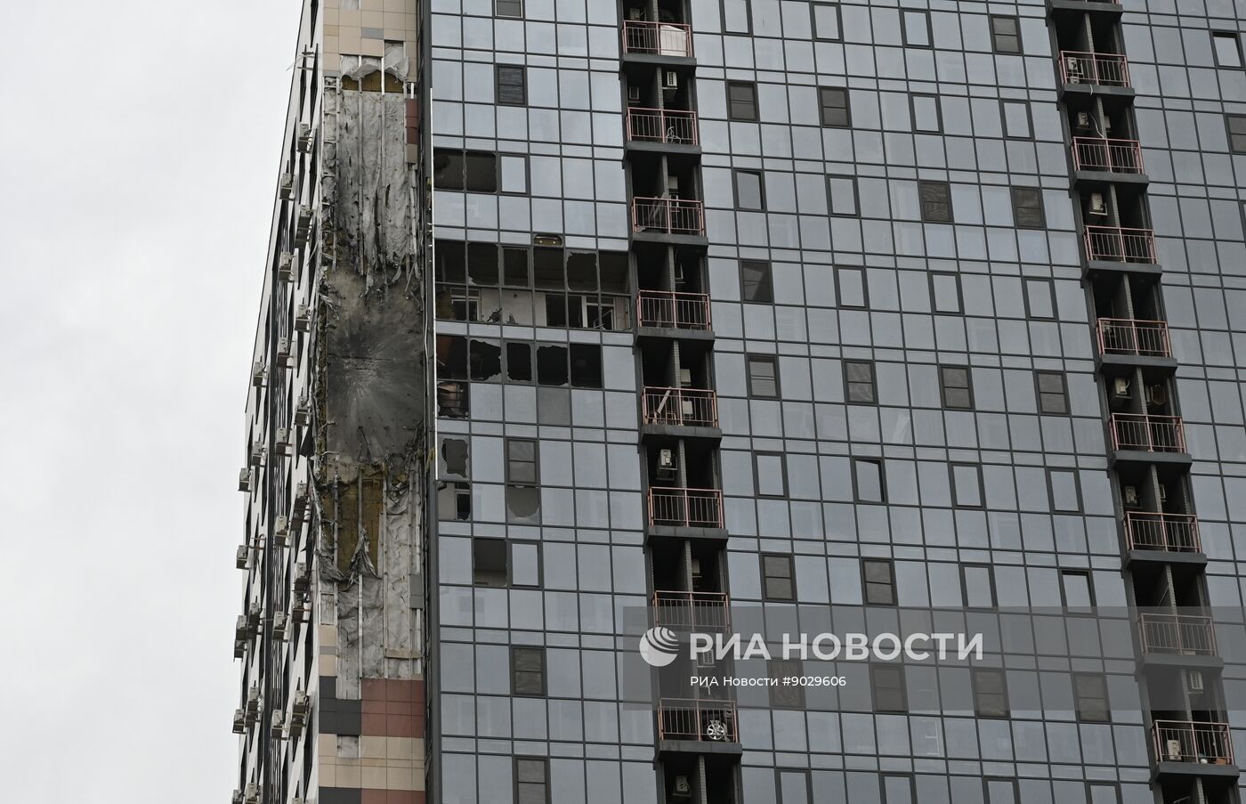 Последствия удара со стороны ВСУ по Ростовской области