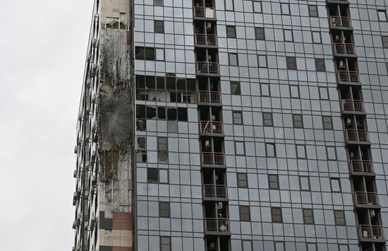 Последствия удара со стороны ВСУ по Ростовской области