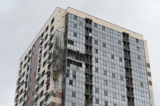 Последствия удара со стороны ВСУ по Ростовской области