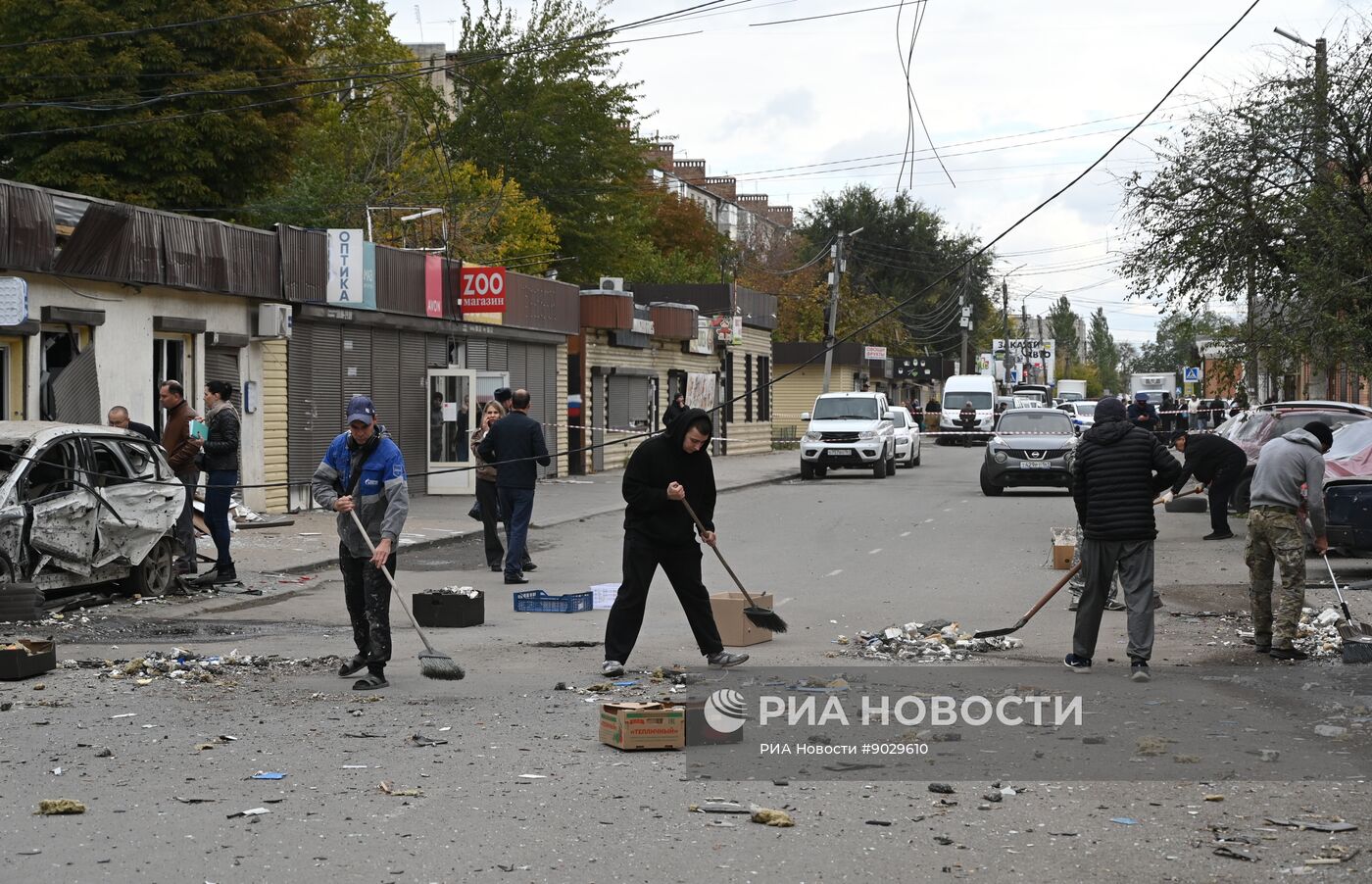 Последствия удара со стороны ВСУ по Ростовской области