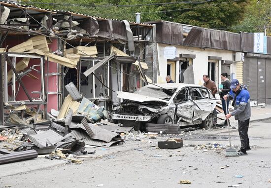 Последствия удара со стороны ВСУ по Ростовской области