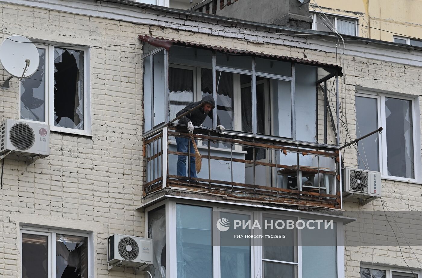 Последствия удара со стороны ВСУ по Ростовской области