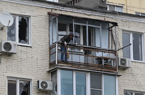 Последствия удара со стороны ВСУ по Ростовской области