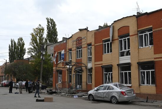 Последствия удара со стороны ВСУ по Ростовской области