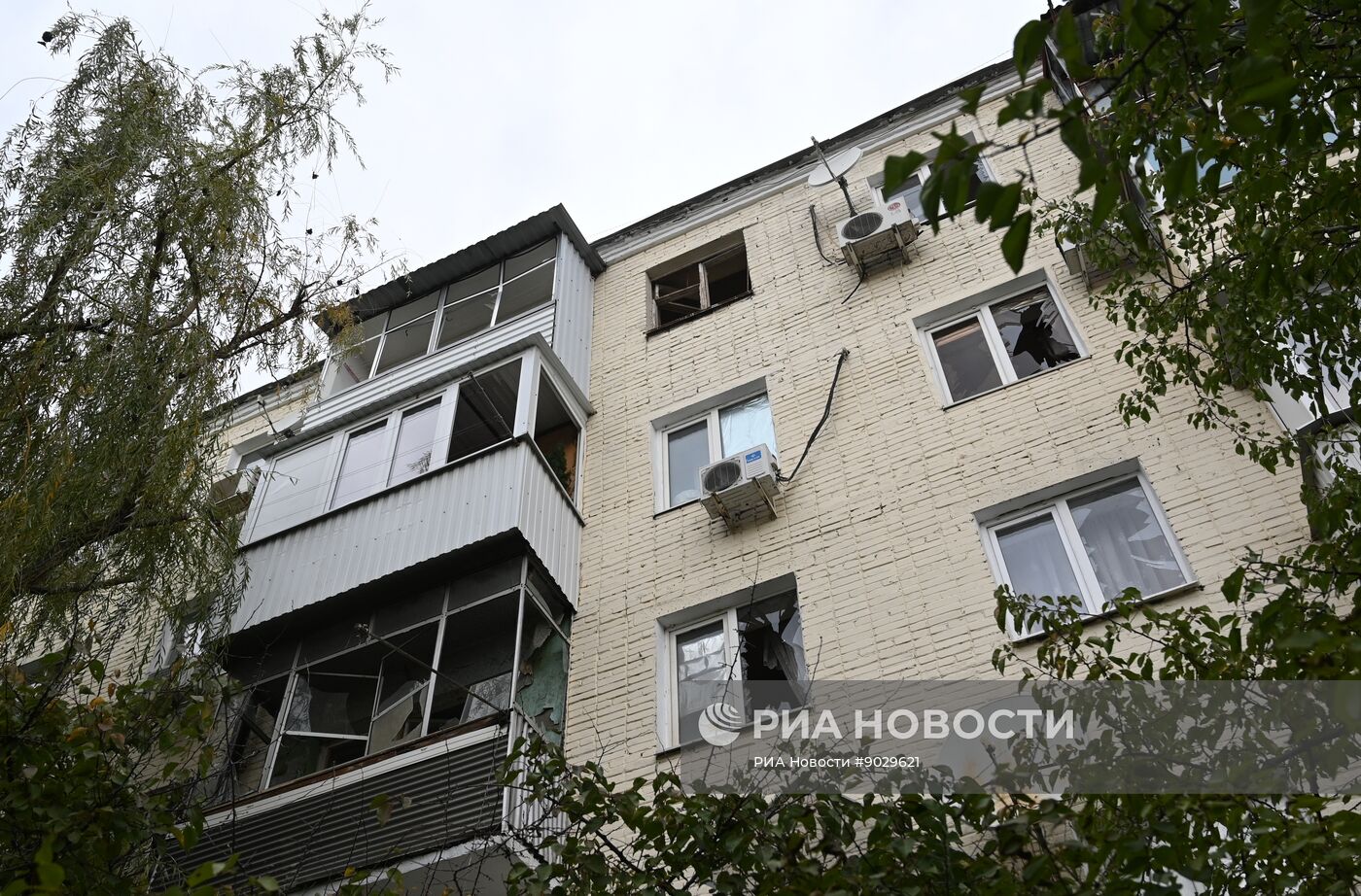 Последствия удара со стороны ВСУ по Ростовской области