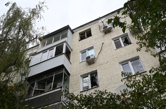 Последствия удара со стороны ВСУ по Ростовской области