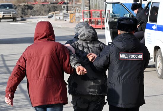 Рейд в Красноярске по выявлению незаконных мигрантов